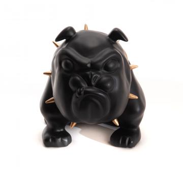 Bulldog Collier Noir Mat (Outdoor)