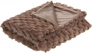 Plaid Diana Taupe 130x170