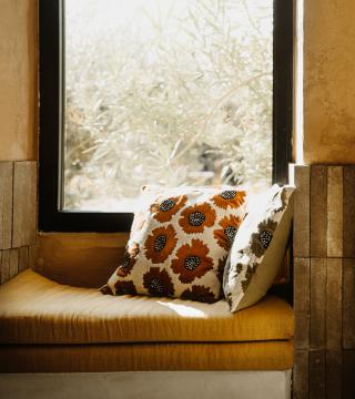 Coussin Valentin Orange 45x45