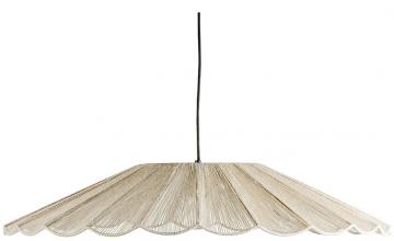 Suspension Marguerite Jute Blanche