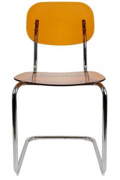 2 x Chaises Seventies Ambre Vintage