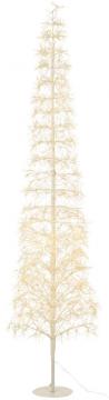 Sapin de Noël Blanc Led Blanc Chaud H240cm