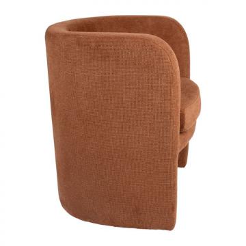 Fauteuil Club Tessia Terracotta