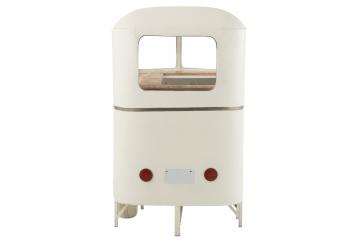 Meuble Bar Van Vintage Métal Blanc