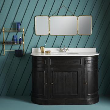 Meuble Lavabo Simple Hausmann Noir