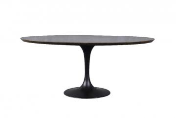 Table Ovale Tulipe Pierre Bleue