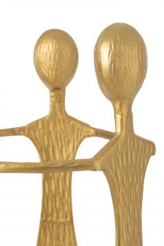 Figurine 3 Men Aluminium Doré H150cm
