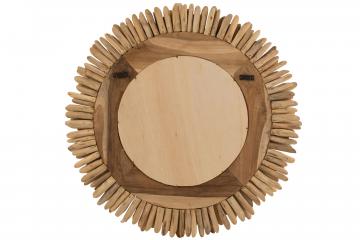 Miroir Branches de Teck Naturel ø80cm