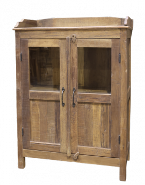 Buffet Grimaud 2 Portes Vitrées Bois Recyclé