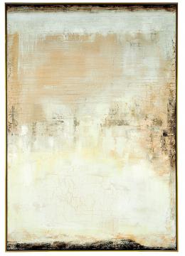 Tableau Cadre Lueur Rosée Blanc d'Ivoire 100*150