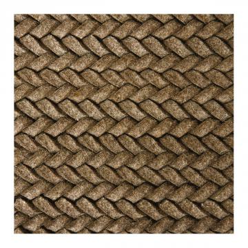 Tapis Sophie Brun 300*150 Blanc d'Ivoire