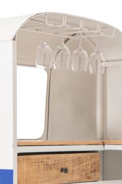 Meuble Bar Van Vintage Ligné Bleu