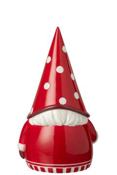 Père Noël Pois Rouge H41cm