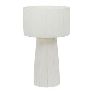 Lampe Sienne Raphia Blanc