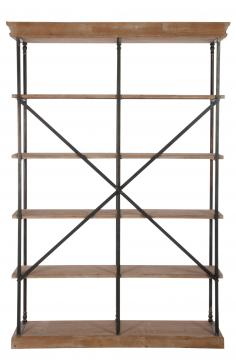 Etagère Indus 4 Niveaux Bois Métal