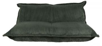 Fauteuil Pouf Sola 2 Places Velours Vert