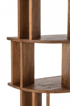 Bibliothèque Demi Cercle Mindi Naturel