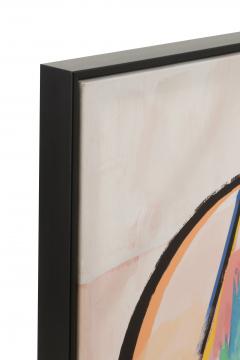 S/2 Cadres Visages Abstraits