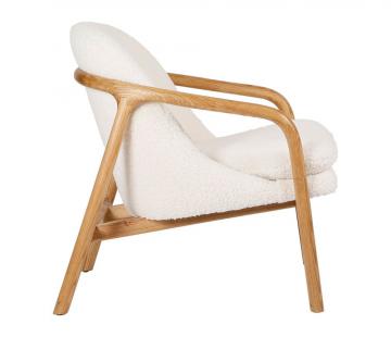Fauteuil Elément Ivoire Bouclettes