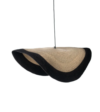 Suspension Nacho Naturel Bordure Noire