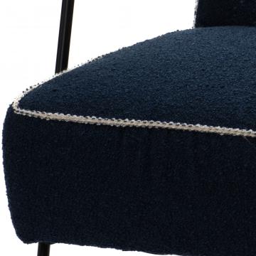Fauteuil Huggy Tissu Uni (3 couleurs)