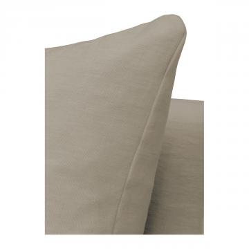 Canapé Gabriel 100% Lin Beige Blanc d'Ivoire
