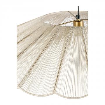Suspension Marguerite Jute Blanche