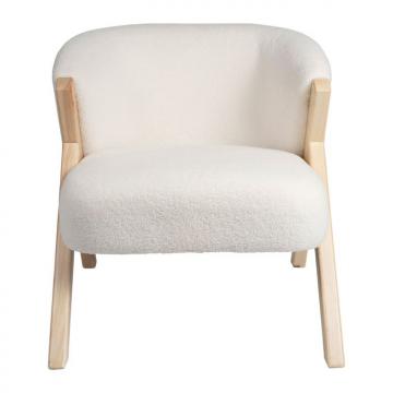 Fauteuil Element Blanc/Naturel