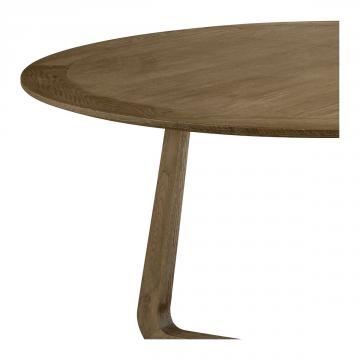 Table à Manger Maxine Chêne Blanc d'Ivoire ø150cm