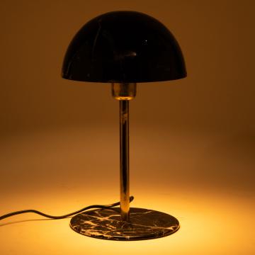 Lampe Basile Noir Marbré