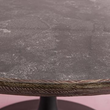 Table Basse Tulipe Chêne Pierre Bleue