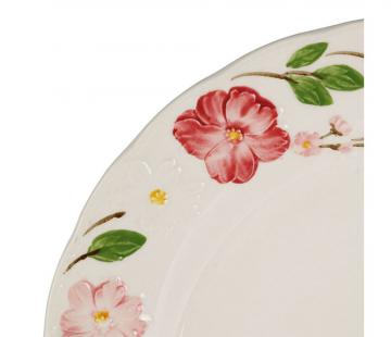 6 Assiettes Plates Blandine Rose Comptoir de Famille