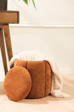 Pouf Coffre Olivia Rouille