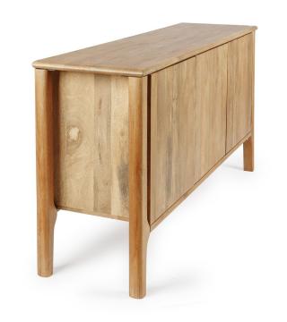 Buffet 3 Portes Itarsi Manguier Naturel Athezza
