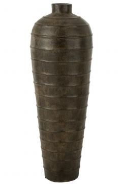Vase Isabel Ciment Brun H103cm
