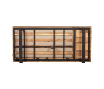 Salon de Jardin Angle 5P Feros Acacia Beige