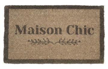 Paillasson " Maison Chic" Deco Campagne Chic