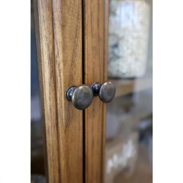 Vitrine Murale Marseille 4 Tablettes Bois Naturel