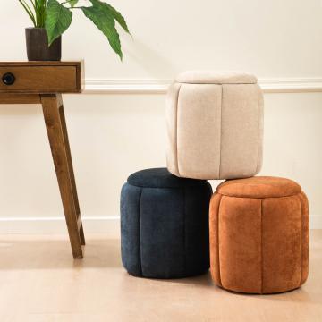 Pouf Coffre Olivia Rouille