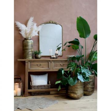 Console 2 Tiroirs Marseille Bois Naturel