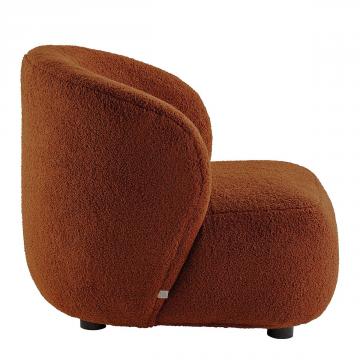 Fauteuil Lisette Bouclette Terracotta PM
