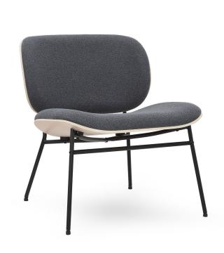 Fauteuil Kuji Bois Blanchi Tissu Athezza (4 couleurs)