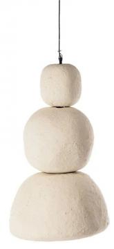 Suspension Papier Maché Papivol Ecru