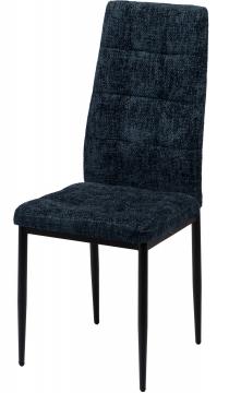 Chaise Zurich Velours Bleu