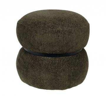 Pouf Nuage Velours Kaki PM