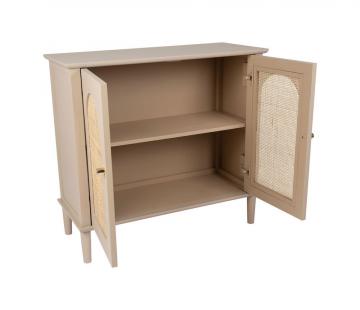 Cabinet 2 Portes Nolita Grège Naturel Jardin d'Ulysse