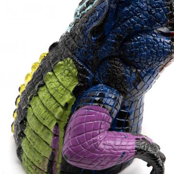 Crocodile Attaque Trash Noir (Outdoor)