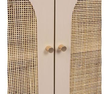 Cabinet 2 Portes Nolita Grège Naturel Jardin d'Ulysse
