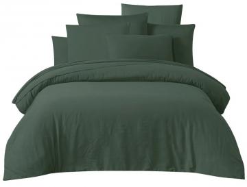 Drap Housse Taloa Pigeon Satin de Coton Lavé (2tailles)