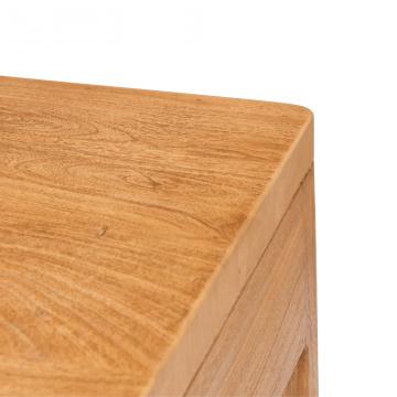 Console 2 Tiroirs Chêne Clair